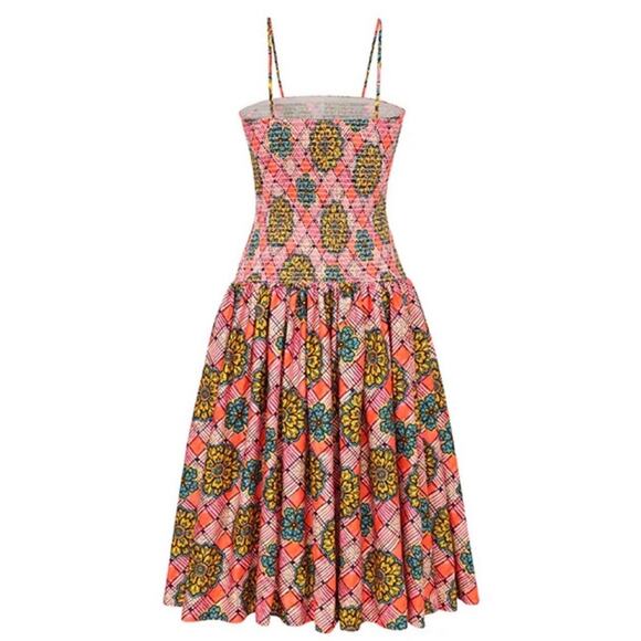 TUCKERNUCK autumn adeigbo Pink Floral Winnie dress NWT Size 8 - Picture 4 of 7